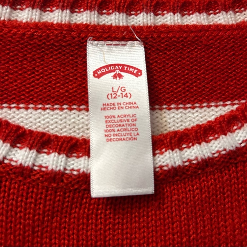 Holiday Time Ladies Large Christmas Sweater - Picture 4 of 9